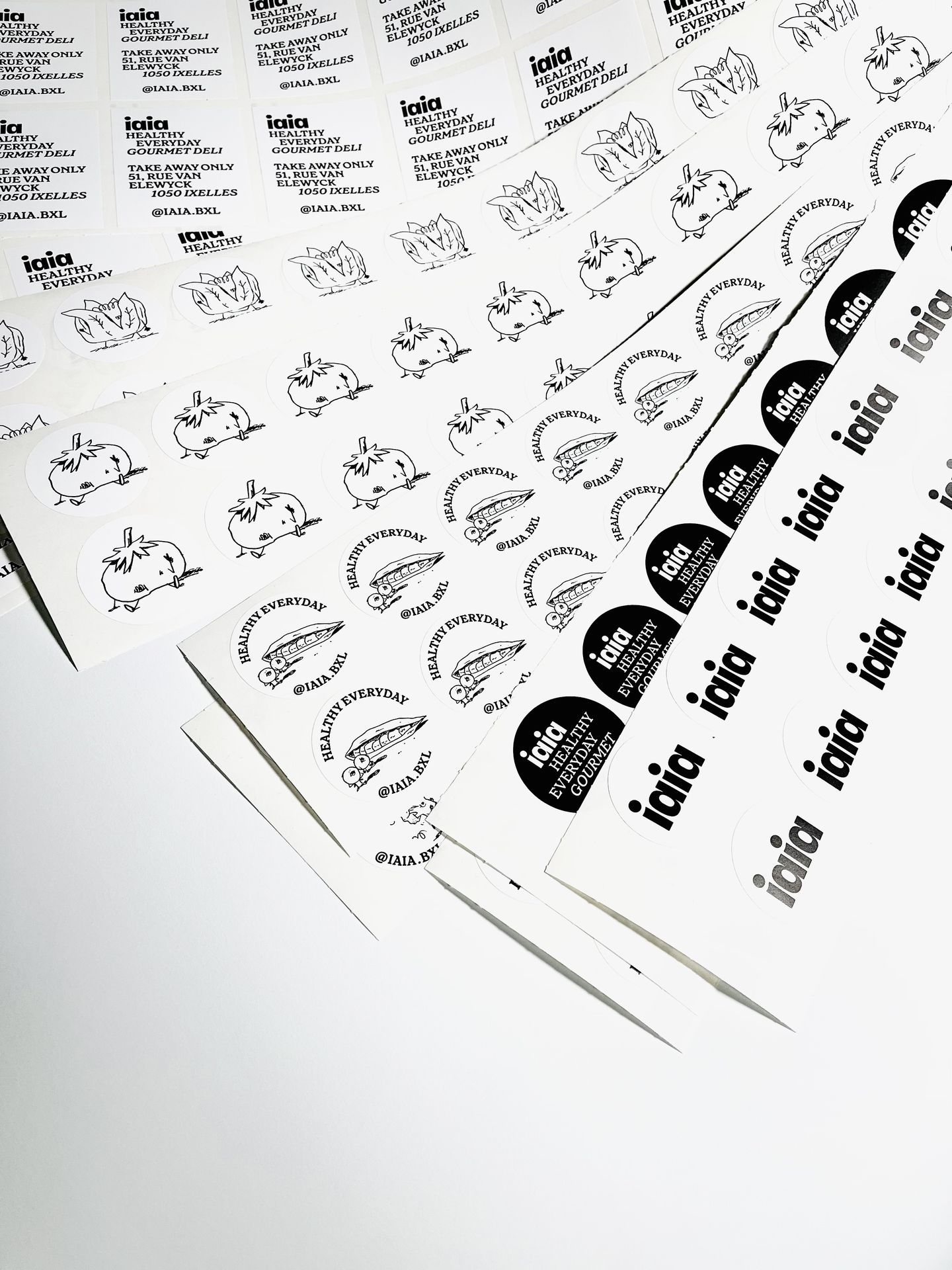 stickers personnalisé restaurant